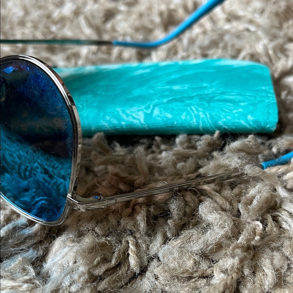 Blenders Blue Aviator Sunglasses - Picture 13 of 16